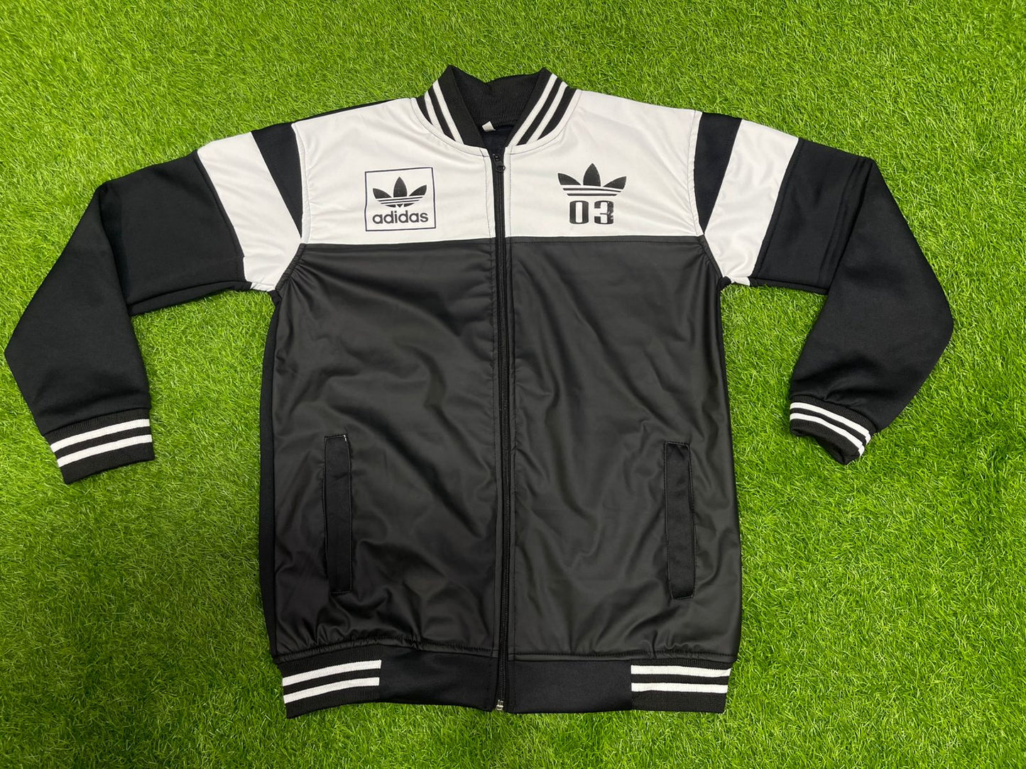 ADIDAS LEATHER JACKET